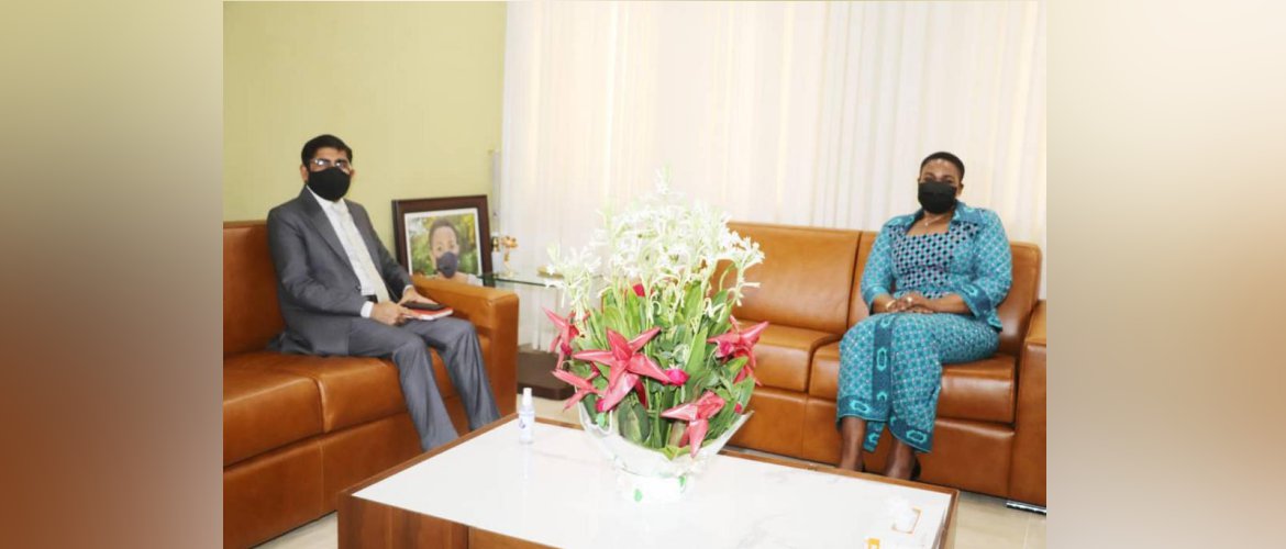   Ambassador  Called on Hon'ble Minister of Defence of Togo 
Essossimna GNAKADE
 and discussed matters of mutual cooperation on 26 August 2021