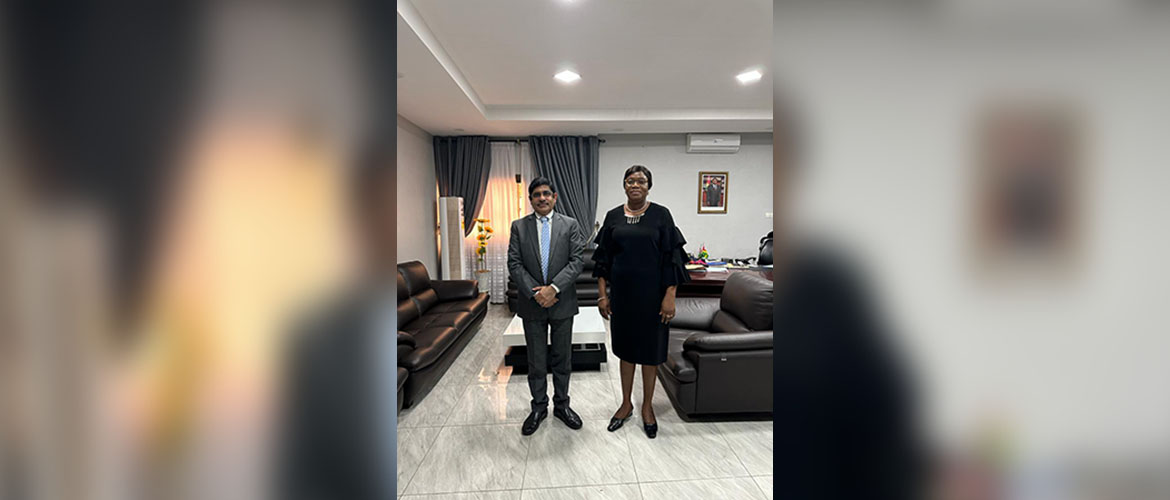  Ambassador Sanjiv Tandon called on Minister of Social Action, Promotion of Women and Literacy of Togo, H.E. Ms. Adjovi Lolonyo APEDOH-ANAKOMA on 25 August 2023 and discussed various initiatives to promote women’s empowerment and advancing educational opportunities.


